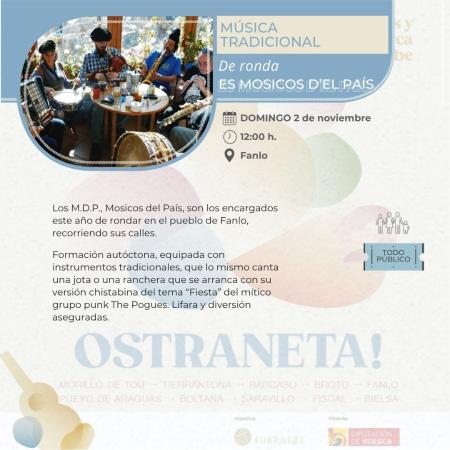 Imagen Actuación de ronda Es Mosicos D´El País en Fanlo el domingo 2 de...