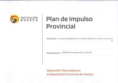 Imagen Subvención Plan De Impulso Provincial de Diputación Provincial de...