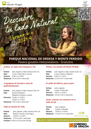 Imagen Paseos guiados interpretativos - gratuitos Red Natural de Aragón