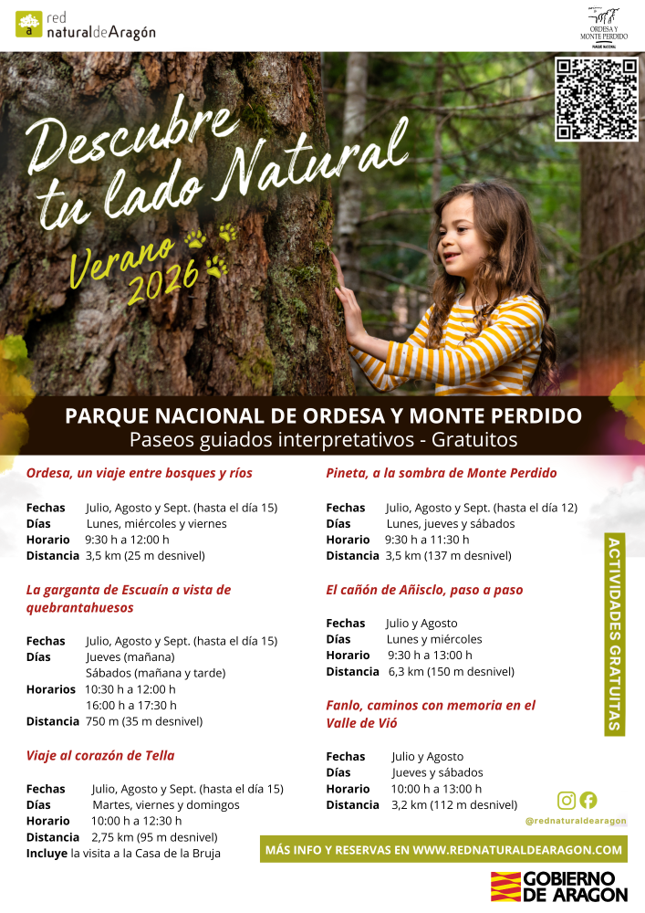 Imagen Paseos guiados interpretativos - gratuitos Red Natural de Aragón