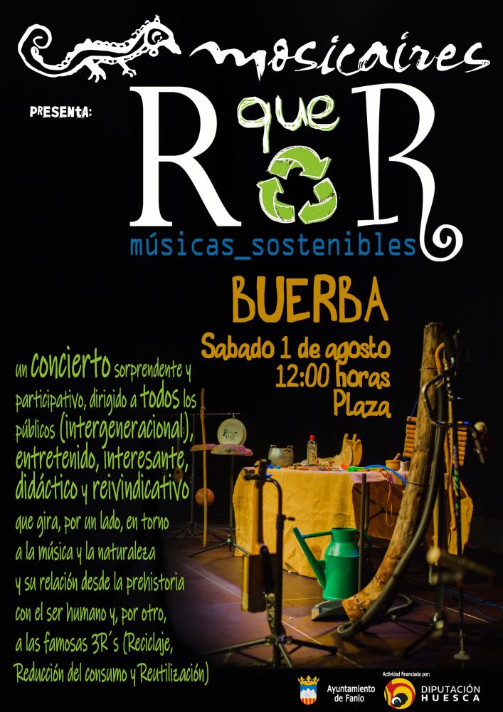 Imagen Concierto sábado 1 de julio en Buerba de Mosicaires 